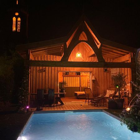 Chalet Atypique Vue Piscine Chauffee Gujan-Mestras Εξωτερικό φωτογραφία